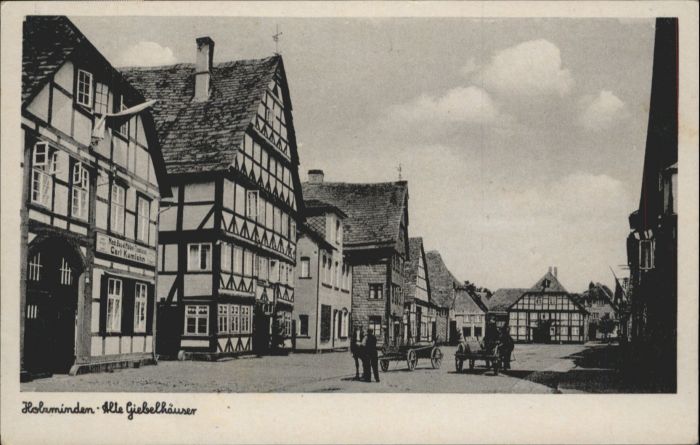 Holzminden Weser Holzminden Giebelhäuser