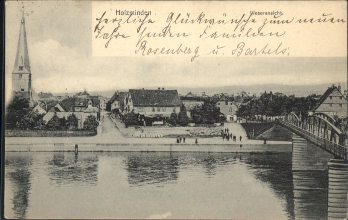 Holzminden Weser Holzminden Brücke