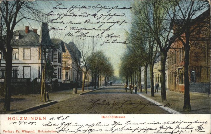 Holzminden Weser Holzminden Bahnhofstrasse