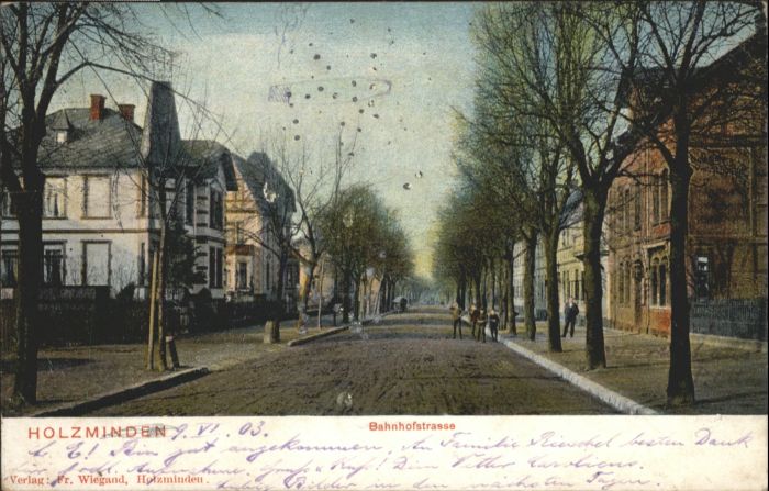 Holzminden Weser Holzminden Bahnhofstrasse