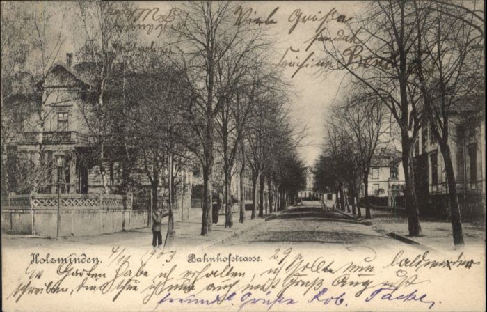 Holzminden Weser Holzminden Bahnhofstrasse