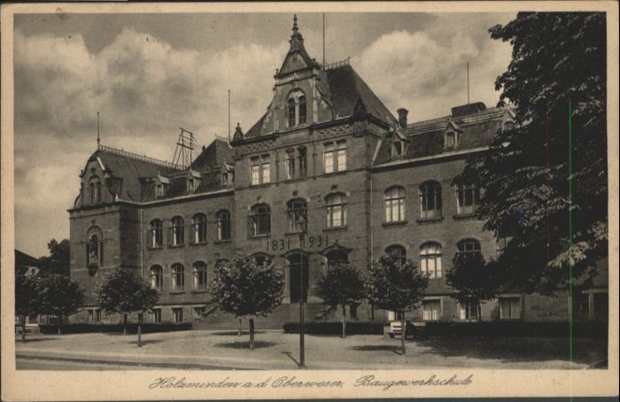Holzminden Weser Holzminden Baugewerksschule