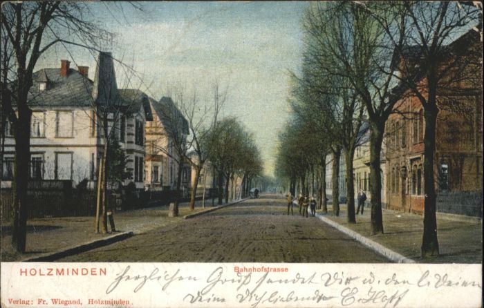 Holzminden Weser Holzminden Bahnhofstrasse