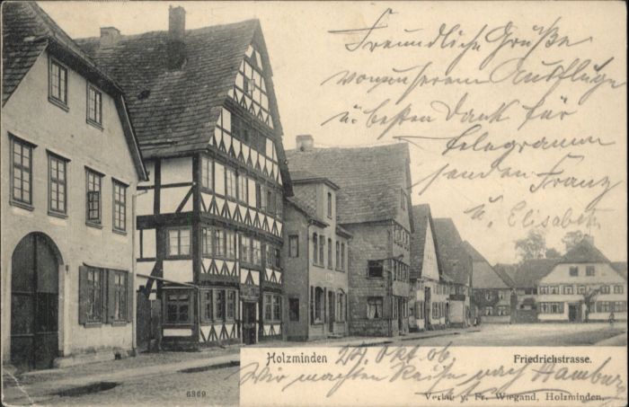 Holzminden Weser Holzminden Friedrichstrasse