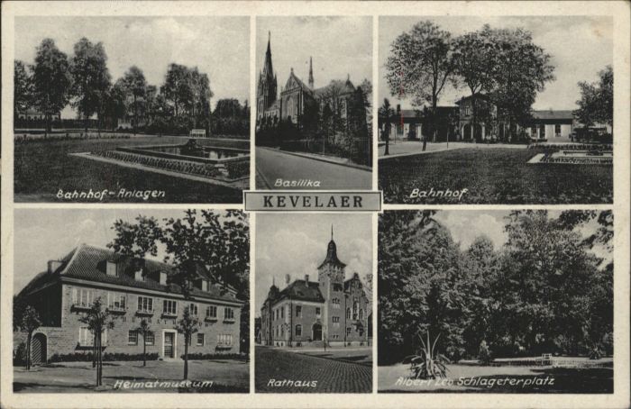Kevelaer Bahnhof Basilika Heimatmuseum Rathaus A