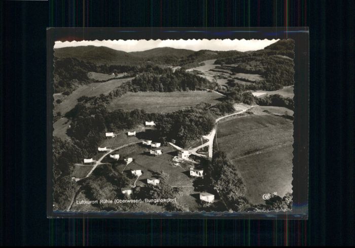 Ruehle Oberweser liegeraufnahme Bungalowdorf