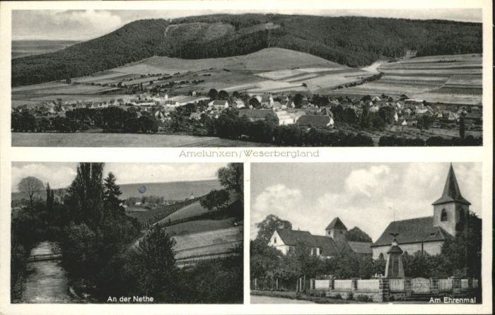 Amelunxen Weser Nethe Ehrenmal