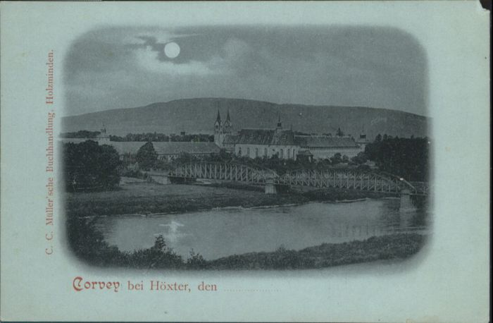 Corvey Höxter Mondscheinkarte