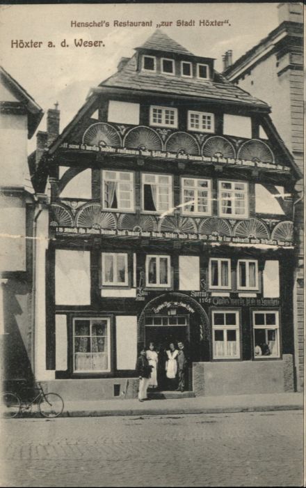 Hoexter Weser enschels Restaurant zur Stadt Höxter *
