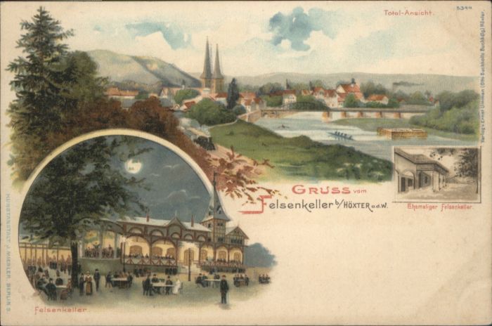 Hoexter Weser Höxter Felsenkeller