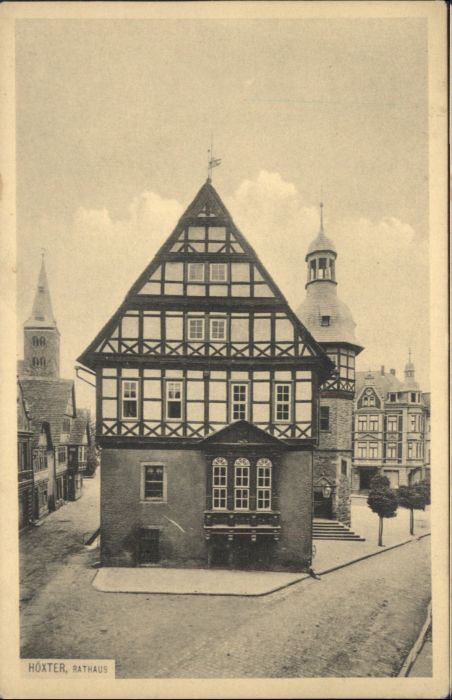 Hoexter Weser Höxter Rathaus