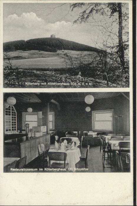 Koeterberg estaurant Köterberghaus *