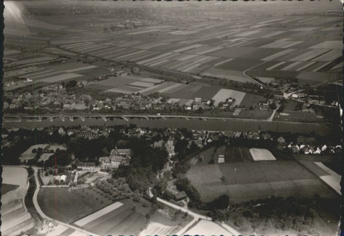 Herstelle Weser Herstelle Fliegeraufnahme