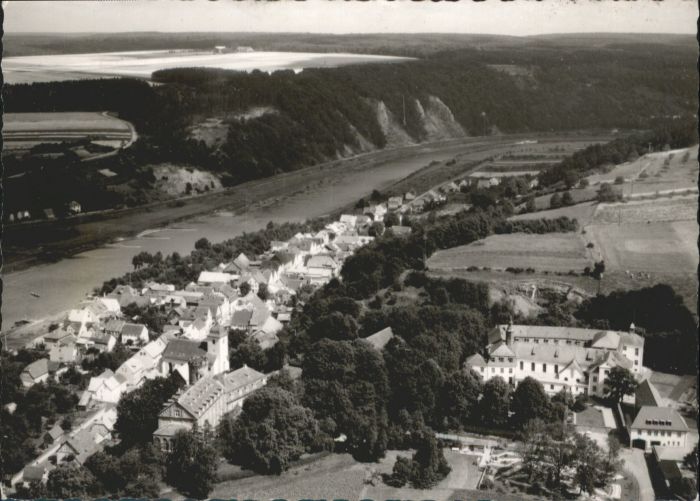 Herstelle Weser Herstelle Fliegeraufnahme