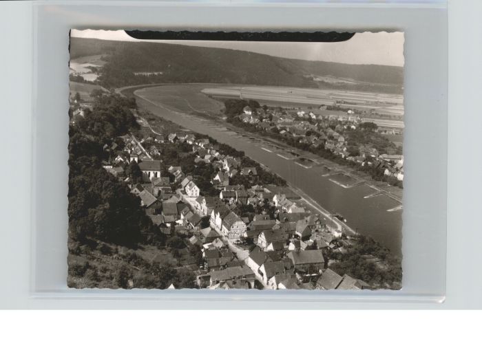 Herstelle Weser Herstelle Fliegeraufnahme