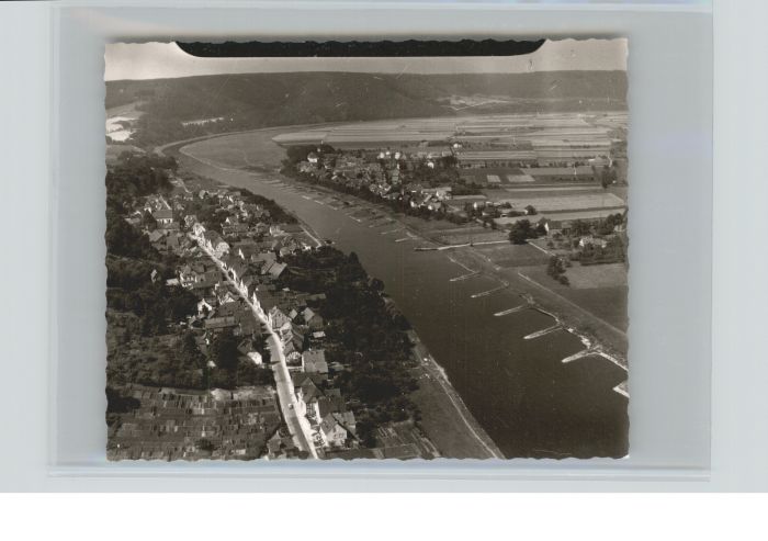 Herstelle Weser Herstelle Fliegeraufnahme