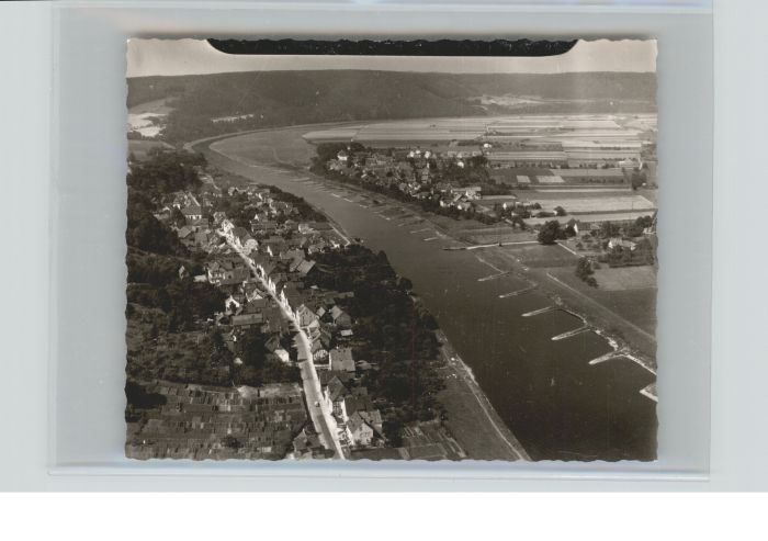 Herstelle Weser Herstelle Fliegeraufnahme