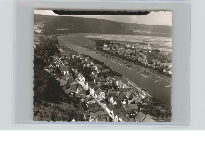 Herstelle Weser Herstelle Fliegeraufnahme