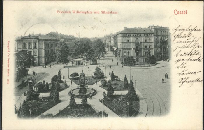 KAssEL  CITY Friedrich Wilhelmplatz Staendehaus