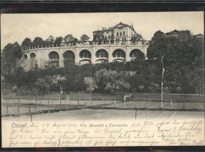 Kassel Villa Henschel Tennisplatz