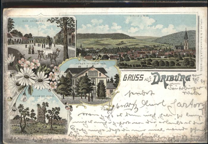 Bad Driburg Ruine Jburg Kaiser-Wilhelm-Bad