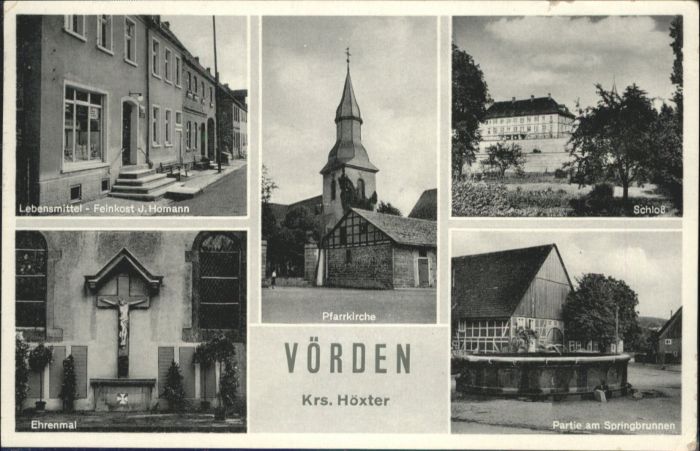 Voerden Hoexter arrkirche Ehrenmal Schloss x