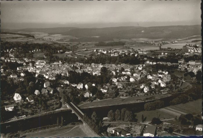 Melsungen Fulda Melsungen Fliegeraufnahme