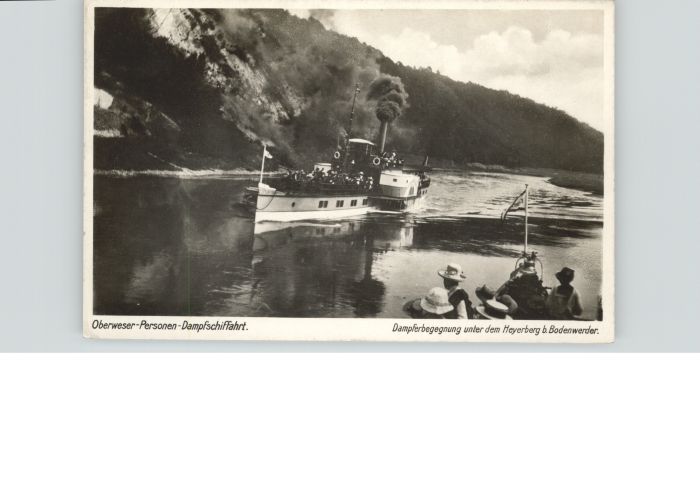 Bodenwerder Oberweser-Personen-Dampfschifffahrt Mey