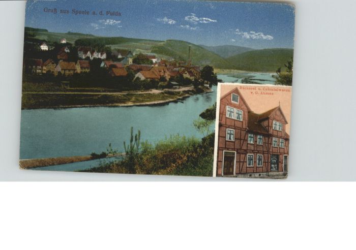 Speele Bäckerei Colonialwaren G. Ahrens Fulda