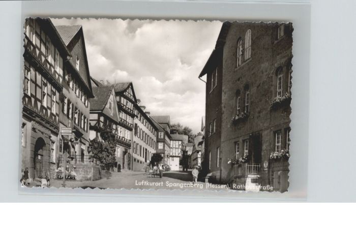 Spangenberg Hessen Spangenberg Fachwerkhaus Rathausstrasse