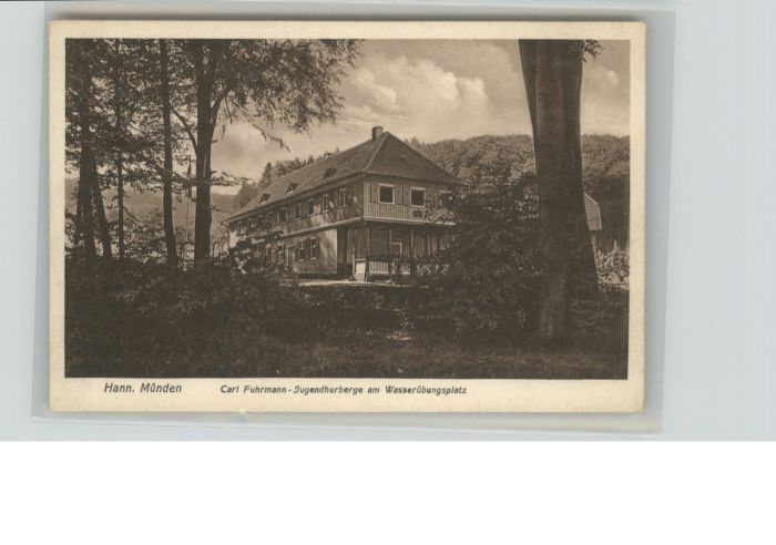 Hann. Muenden arl Fuhrmann-Jugendherbergen Wasserübun