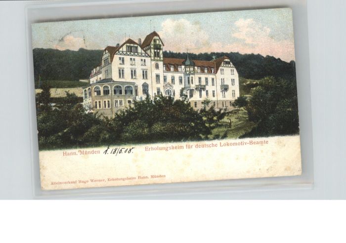 Hann. Muenden rholungsheim Deutsche Lokomotiv-Beamte