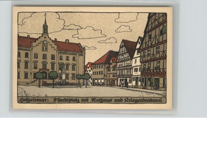 Hofgeismar Marktplatz Kriegerdenkmal