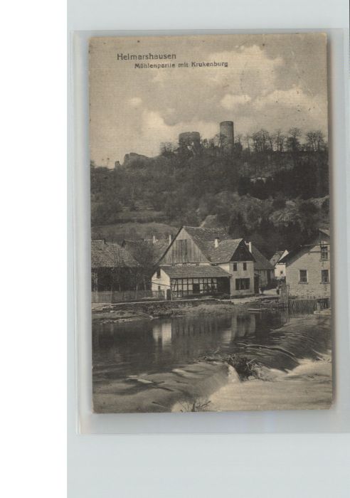 Helmarshausen Mühlenpartie Kruckenburg