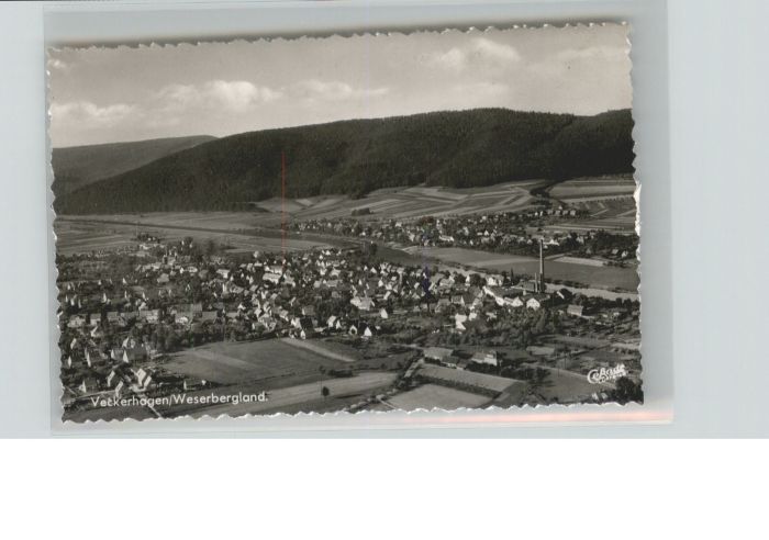 Veckerhagen Weserbergland Fliegeraufnahme