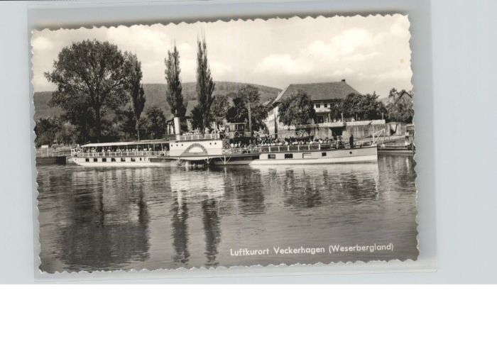 Veckerhagen Weserbergland Flussdampfer Kaiser Wilhe