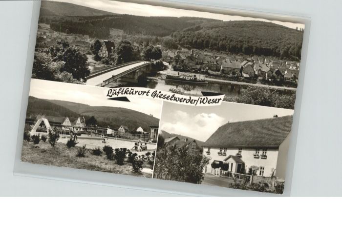 Gieselwerder Weser Pensionshaus Karl Rivoir