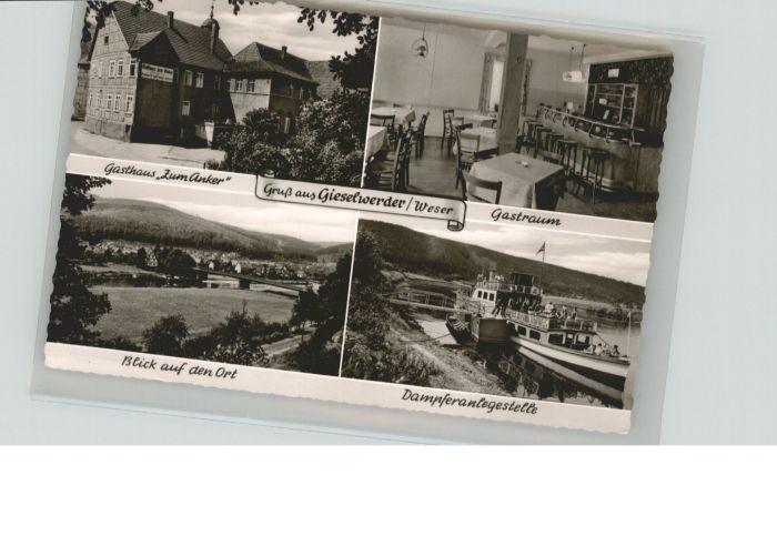 Gieselwerder Gasthaus Zum Anker Dampferanlegestelle