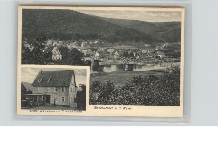 Gieselwerder Weser Gasthof Pension Friedrich Stucke