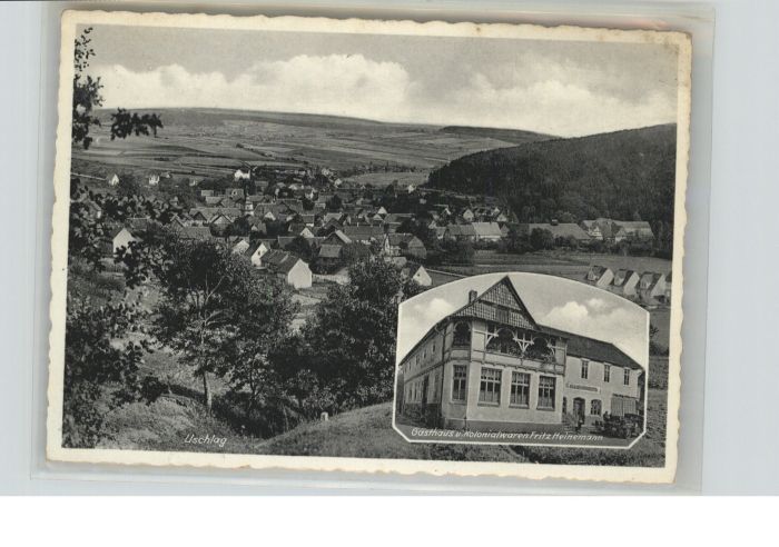 Uschlag Gasthaus Kolonialwaren Fritz Heinemann