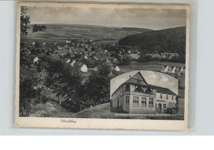 Uschlag Gasthaus Kolonialwaren Fritz Heinemann