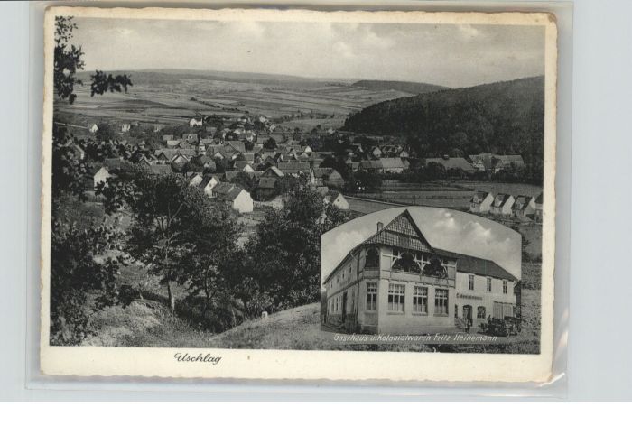 Uschlag Gasthaus Kolonialwaren Fritz Heinemann