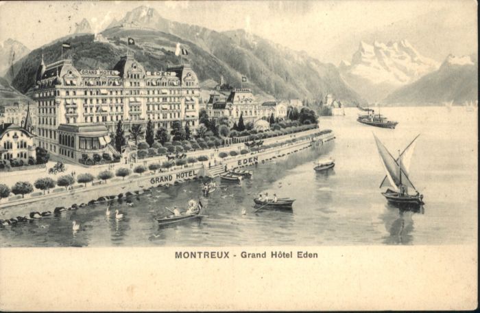 Montreux VD Montreux Grand Hotel Eden Schiff
