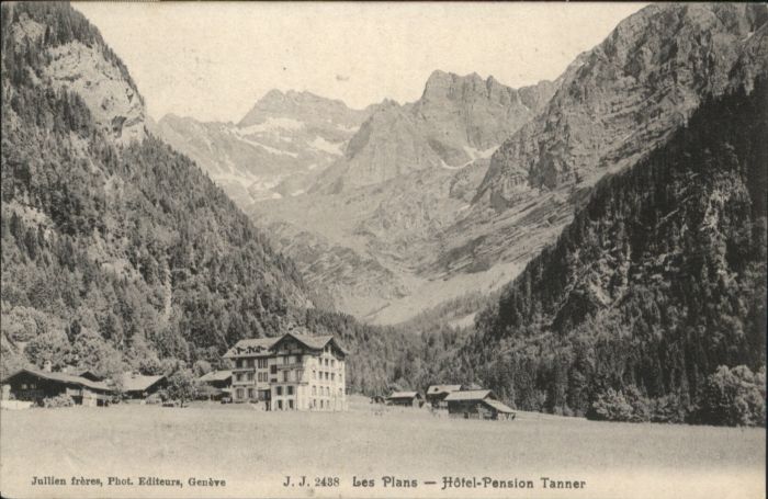 Les Plans-sur-Bex Les Plans Hotel Pension Tanner