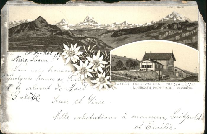 Genf GE Genf Buffet Restaurant du Saleve