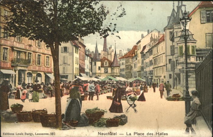 Neuchatel NE Neuchatel La Place des Halles