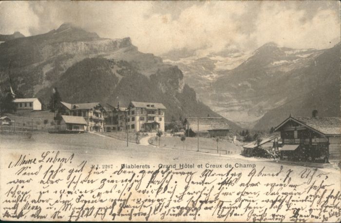 Les Diablerets Grand Hotel Creux Champ