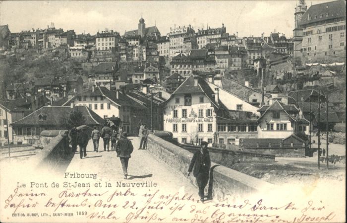 Fribourg FR Fribourg Pont St Jean Neuveville