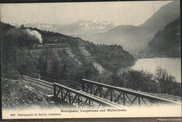 Bruenig BE Bruenig Lungernsee Wetterhoerner Zug *
