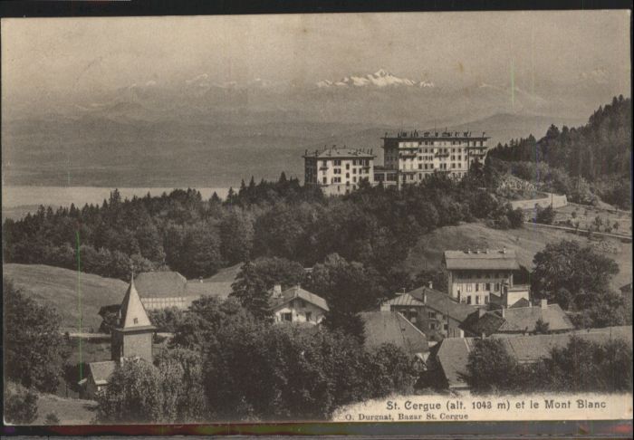 Saint-Cergue Nyon Suisse St Cergue Mont Blanc